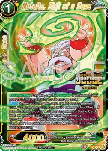 Mutaito, Skill of a Sage (Judge Pack Vol.16) (Store) (P-159), Judge Promotion Cards — DB Super card price