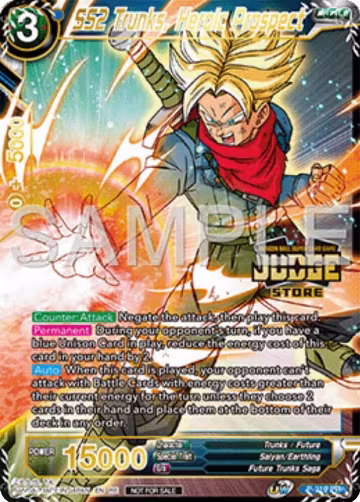 SS2 Trunks, Heroic Prospect (Judge Pack Vol.16) (Store) (P-219), Judge Promotion Cards — DB Super card price