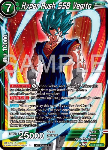 Hyper Rush SSB Vegito (Championship 2024 Finals Pack) (BT3-063), Tournament Promotion Cards — DB Super card price
