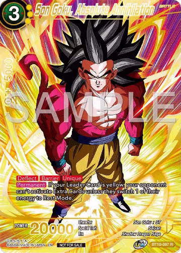 Son Goku, Absolute Annihilation (Championship 2024 Finals Pack) (Gold Stamped) (BT10-097), Tournament Promotion Cards — DB Super card price