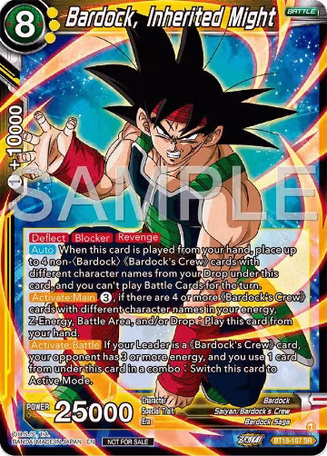 Bardock, Inherited Might (Championship 2024 Finals Pack) (BT18-107), Tournament Promotion Cards — DB Super card price