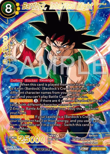Bardock, Inherited Might (Championship 2024 Finals Pack) (Gold Stamped) (BT18-107), Tournament Promotion Cards — DB Super card price