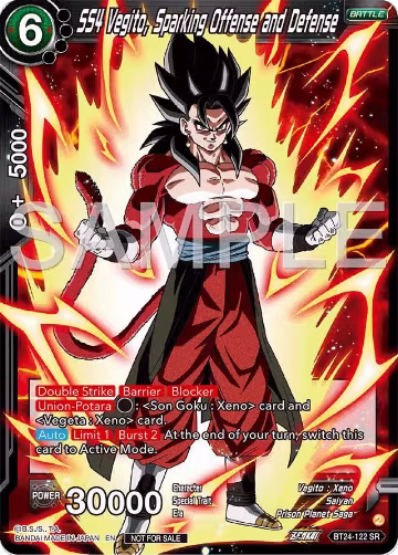 SS4 Vegito, Sparking Offense and Defense (Championship 2024 Finals Pack) (BT24-122), Tournament Promotion Cards — DB Super card price
