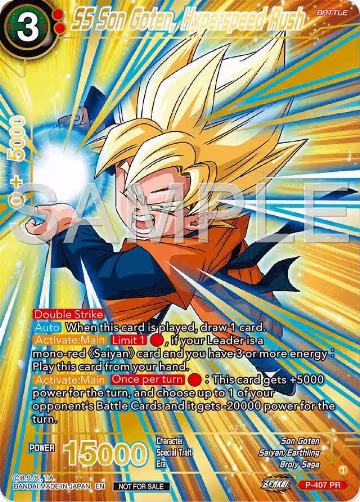 SS Son Goten, Hyperspeed Rush (Championship 2024 Finals Pack) (Gold Stamped) (P-407), Tournament Promotion Cards — DB Super card price