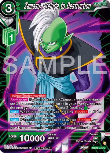 Zamasu, Prelude to Destruction (Championship 2024 Finals Zenkai Pack) (BT23-075), Tournament Promotion Cards — DB Super card price