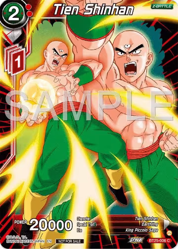 Tien Shinhan (Championship 2024 Finals Zenkai Pack) (BT25-006), Tournament Promotion Cards — DB Super card price