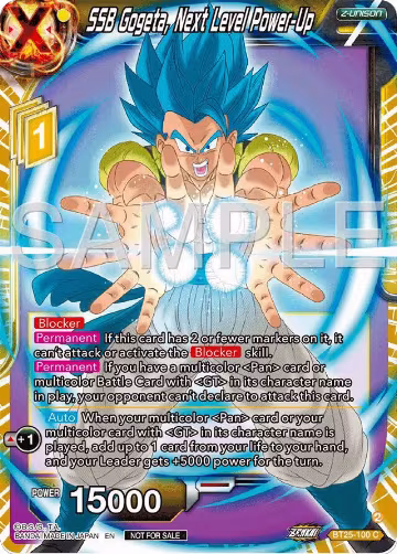 SSB Gogeta, Next Level Power-Up (Championship 2024 Finals Zenkai Pack) (BT25-100), Tournament Promotion Cards — DB Super card price