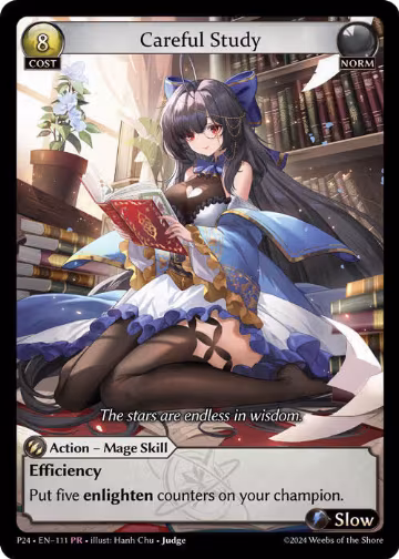 Careful Study (111), Promotional Cards — Grand Archive card price