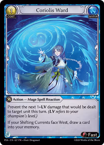 Coriolis Ward (127), Promotional Cards — Grand Archive card price
