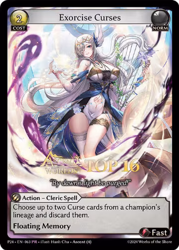 Exorcise Curses (063), Promotional Cards — Grand Archive card price