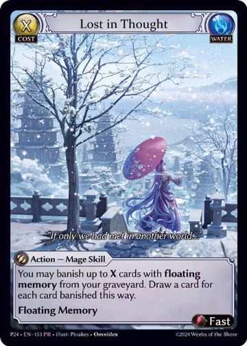 Lost in Thought (153), Promotional Cards — Grand Archive card price