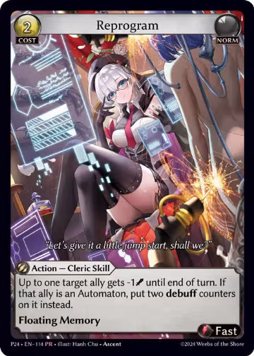 Reprogram (114), Promotional Cards — Grand Archive card price