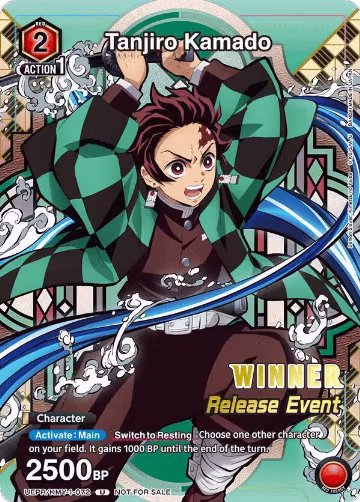 Demon Slayer: Kimetsu no Yaiba Release Event Cards — Union Arena set prices