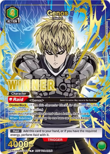 Genos (Winner) (UEPR/OPM-1-048), Union Arena Promotion Cards — Union Arena card price