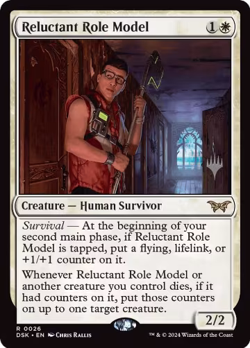 Reluctant Role Model (26), Promo Pack: Duskmourn: House of Horror — Magic card price