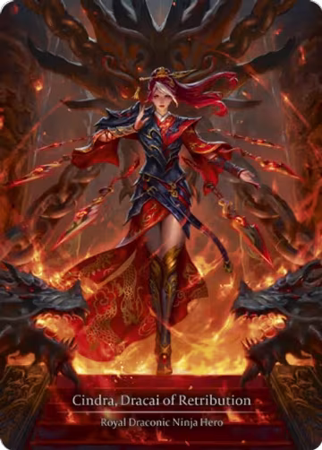 Cindra, Dracai of Retribution (Marvel) (HNT054), The Hunted — Flesh & Blood card price