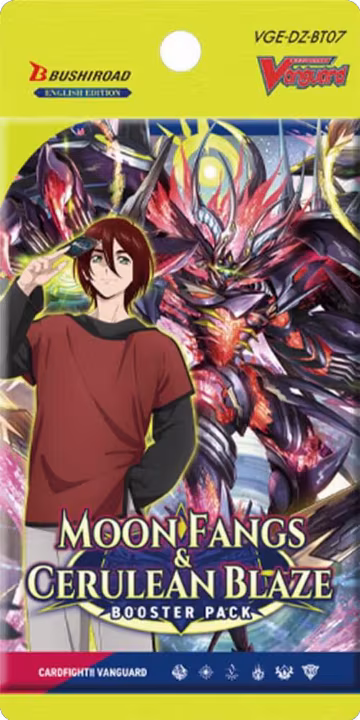 Moon Fangs & Cerulean Blaze Booster Pack, DZ-BT07: Moon Fangs & Cerulean Blaze — Vanguard sealed product price