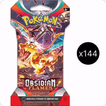 Obsidian Flames Sleeved Booster Pack Case, Obsidian Flames — Pokémon sealed product price