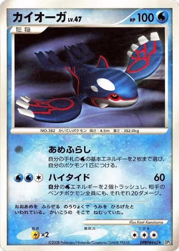Kyogre, Cry from the Mysterious — Pokémon JP card price
