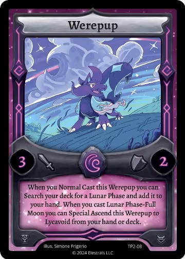 Werepup (TP2-08), Organized Play Series 2 — Elestrals card price
