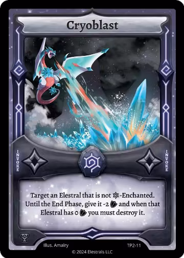 Cryoblast (TP2-11), Organized Play Series 2 — Elestrals card price