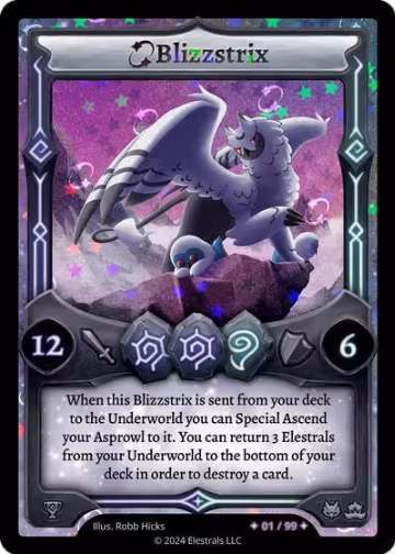 Blizzstrix (Serialized) (/99), Organized Play Series 2 — Elestrals card price
