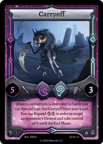 Carryoff (SD10-10), Fulgoryx Starter Deck — Elestrals card price