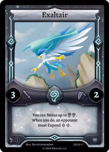 Exaltair (SD10-11), Fulgoryx Starter Deck — Elestrals card price