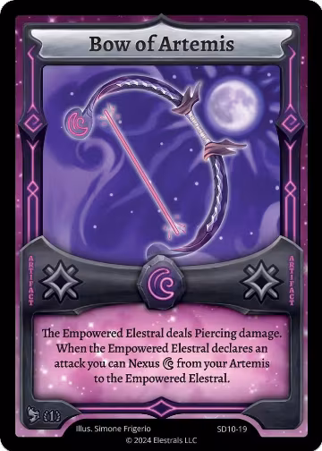 Bow of Artemis (SD10-19), Fulgoryx Starter Deck — Elestrals card price