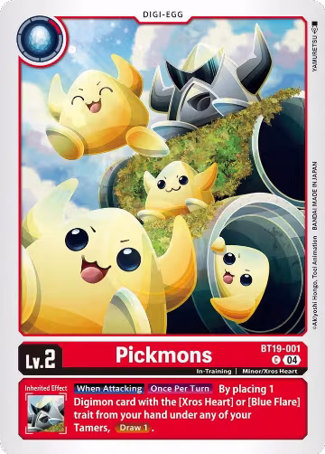 Pickmons (BT19-001 C), Release Special Booster 2.5 — Digimon card price
