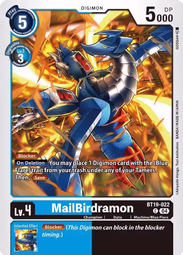 MailBirdramon (BT19-022 C), Release Special Booster 2.5 — Digimon card price