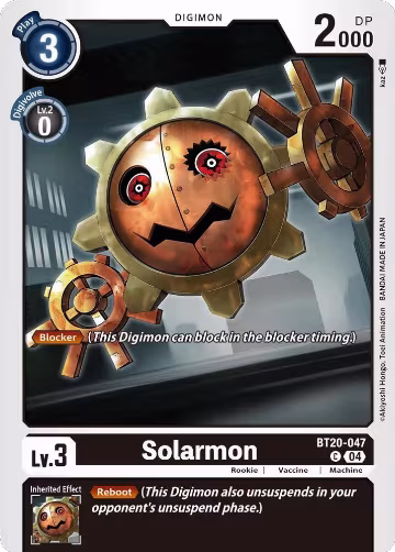 Solarmon (BT20-047 C), Release Special Booster 2.5 — Digimon card price