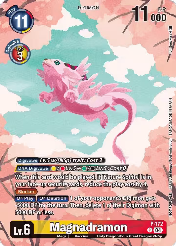 Magnadramon (Update Pack 2025) (P-172 P), Release Special Booster 2.5 — Digimon card price