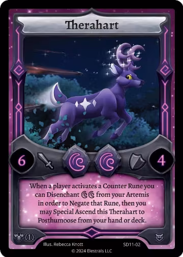 Therahart (SD11-02), Posthumoose Starter Deck — Elestrals card price