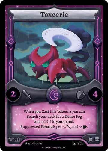 Toxeerie (SD11-05), Posthumoose Starter Deck — Elestrals card price