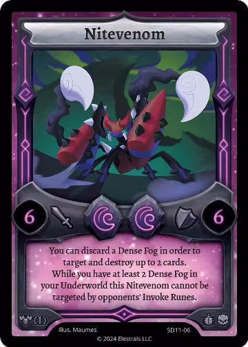 Nitevenom (SD11-06), Posthumoose Starter Deck — Elestrals card price
