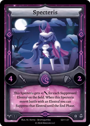 Specteris (SD11-07), Posthumoose Starter Deck — Elestrals card price