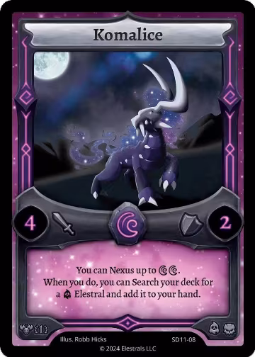 Komalice (SD11-08), Posthumoose Starter Deck — Elestrals card price