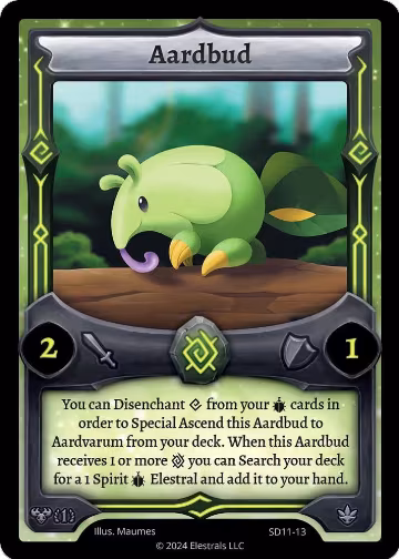 Aardbud (SD11-13), Posthumoose Starter Deck — Elestrals card price