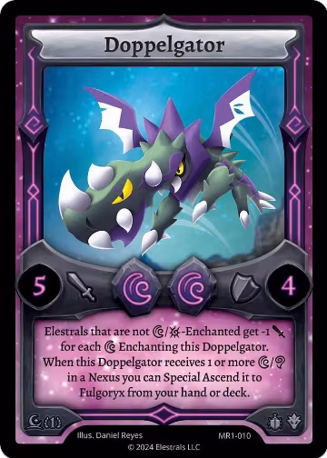 Doppelgator (MR1-010), Moonrise — Elestrals card price