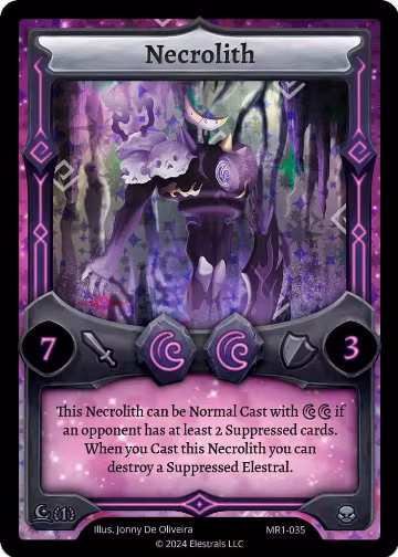 Necrolith (MR1-035), Moonrise — Elestrals card price