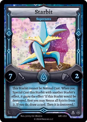 Starbit - Supernova (MR1-053), Moonrise — Elestrals card price
