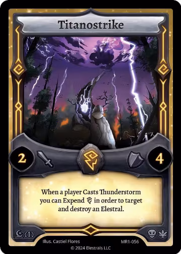 Titanostrike (MR1-056), Moonrise — Elestrals card price
