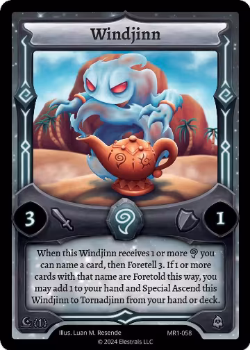 Windjinn (MR1-058), Moonrise — Elestrals card price