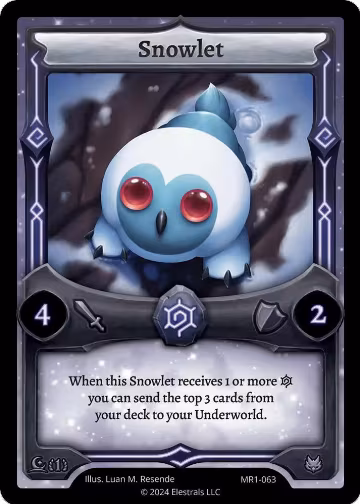 Snowlet (MR1-063), Moonrise — Elestrals card price