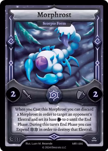 Morphrost - Scorpio Form (MR1-066), Moonrise — Elestrals card price