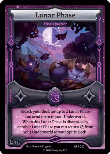 Lunar Phase - Final Quarter (MR1-082), Moonrise — Elestrals card price