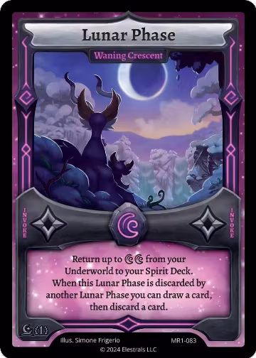 Lunar Phase - Waning Crescent (MR1-083), Moonrise — Elestrals card price
