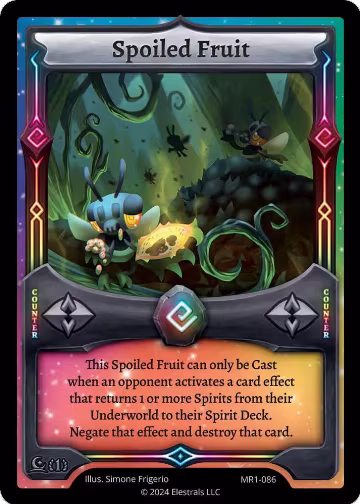 Spoiled Fruit (MR1-086), Moonrise — Elestrals card price