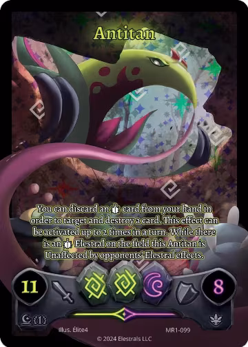 Antitan (Full Art) (MR1-099), Moonrise — Elestrals card price